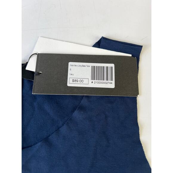 Designer RUTI Navy Nola Long Basic Tank Size 14 (Ruti Size 5) NWT - Picture 5 of 10